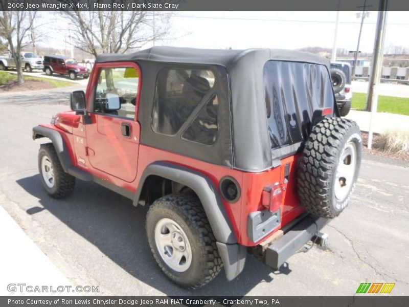 Flame Red / Dark Slate Gray 2006 Jeep Wrangler X 4x4