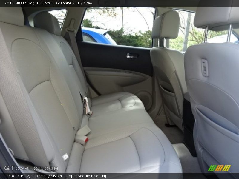Graphite Blue / Gray 2012 Nissan Rogue SL AWD