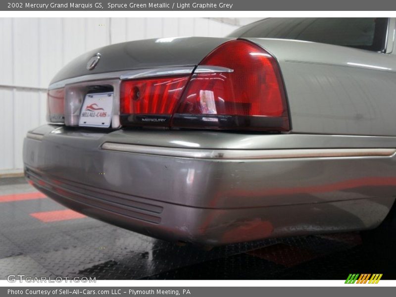 Spruce Green Metallic / Light Graphite Grey 2002 Mercury Grand Marquis GS