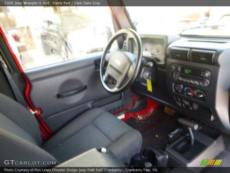 Flame Red / Dark Slate Gray 2006 Jeep Wrangler X 4x4
