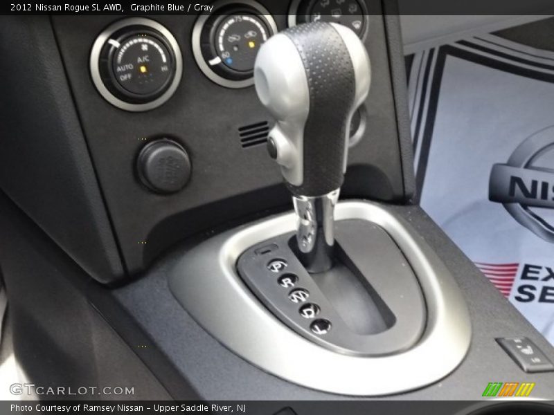 Graphite Blue / Gray 2012 Nissan Rogue SL AWD
