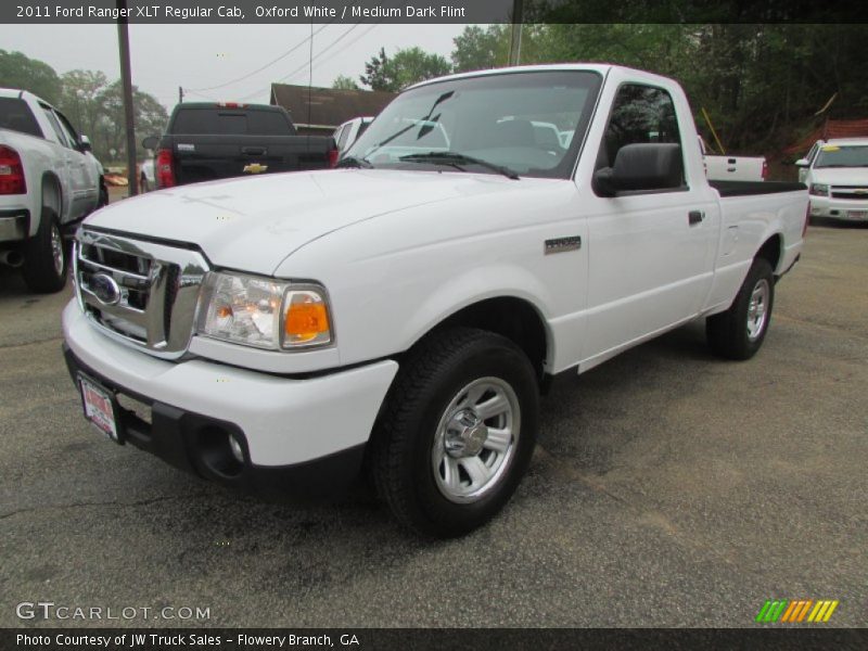 Oxford White / Medium Dark Flint 2011 Ford Ranger XLT Regular Cab