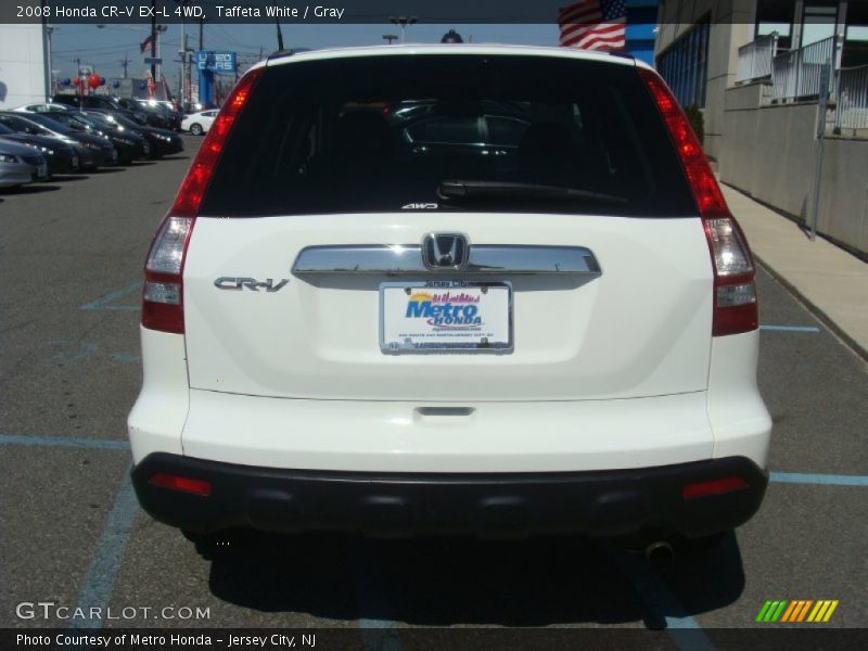 Taffeta White / Gray 2008 Honda CR-V EX-L 4WD