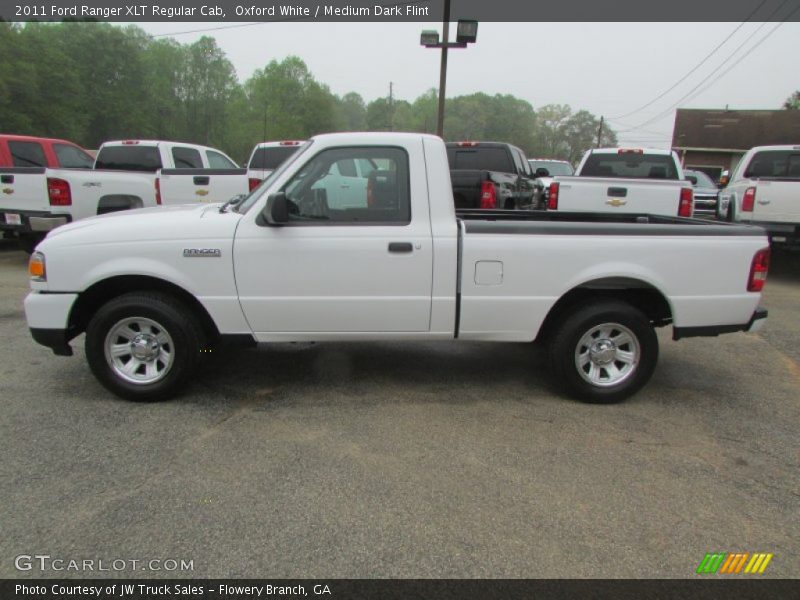 Oxford White / Medium Dark Flint 2011 Ford Ranger XLT Regular Cab