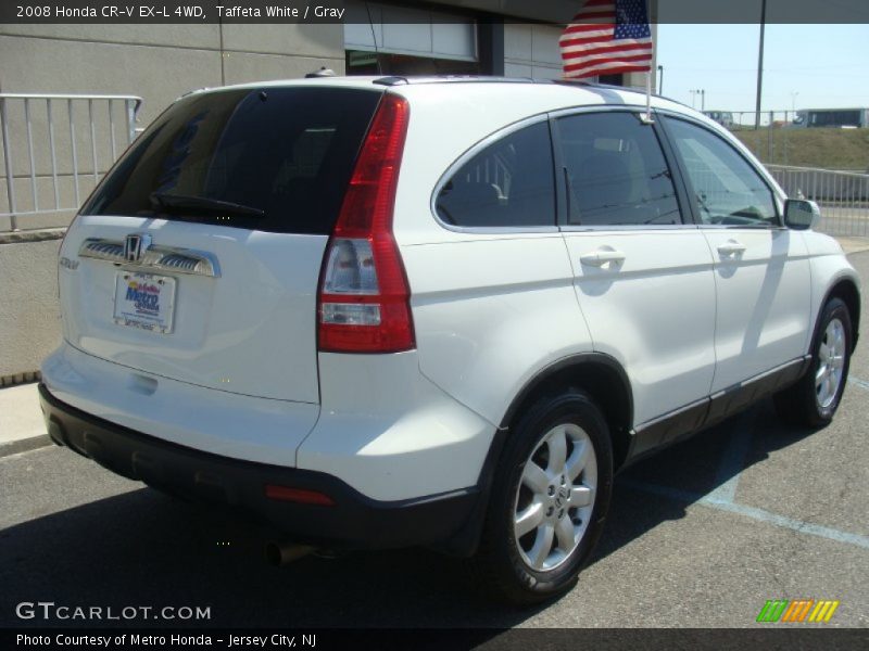 Taffeta White / Gray 2008 Honda CR-V EX-L 4WD