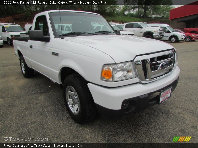 Oxford White / Medium Dark Flint 2011 Ford Ranger XLT Regular Cab
