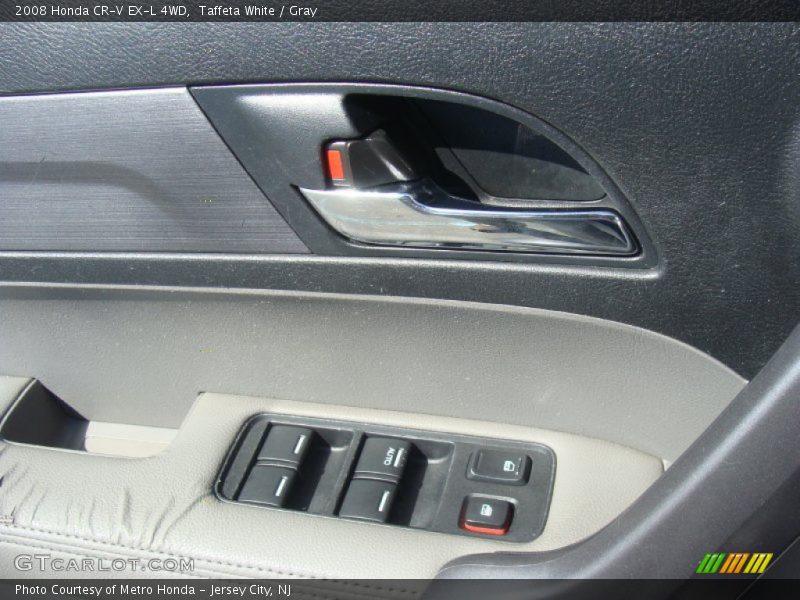 Taffeta White / Gray 2008 Honda CR-V EX-L 4WD