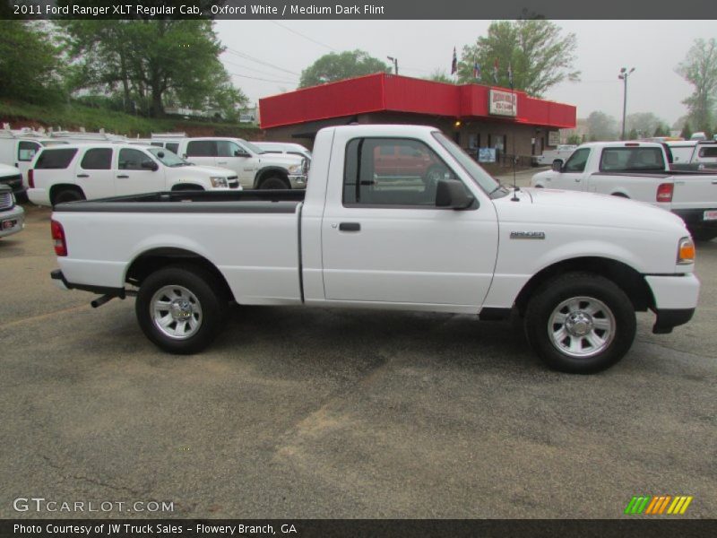Oxford White / Medium Dark Flint 2011 Ford Ranger XLT Regular Cab