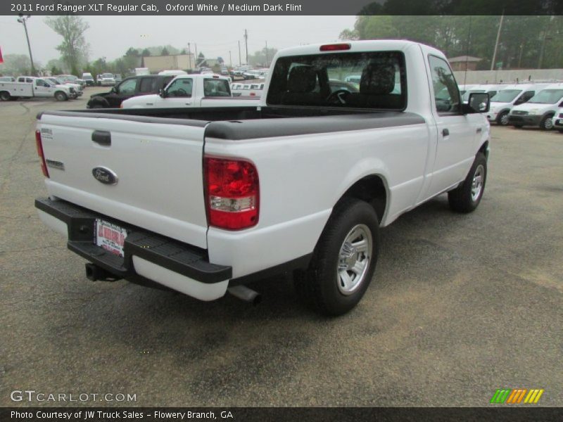 Oxford White / Medium Dark Flint 2011 Ford Ranger XLT Regular Cab