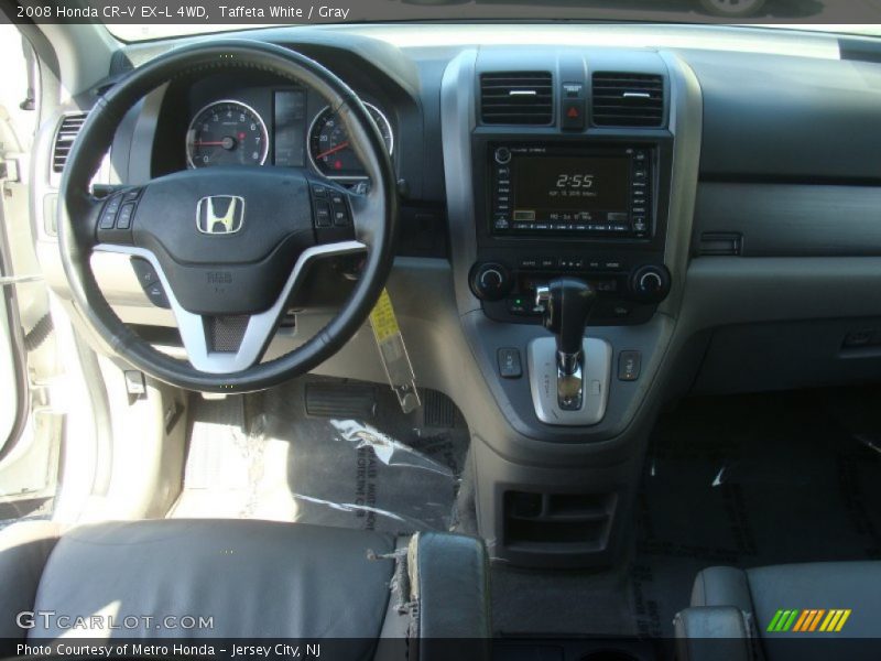 Taffeta White / Gray 2008 Honda CR-V EX-L 4WD