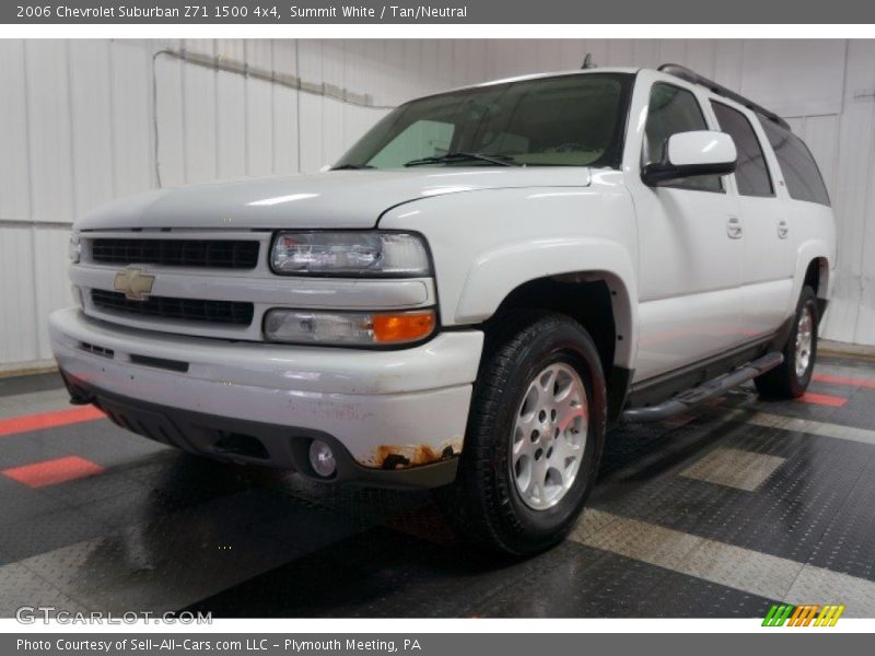Summit White / Tan/Neutral 2006 Chevrolet Suburban Z71 1500 4x4