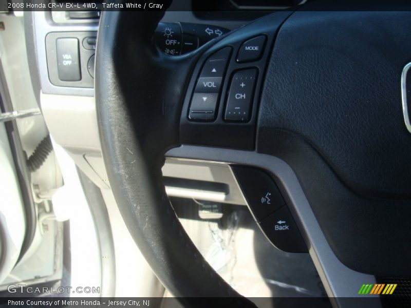 Taffeta White / Gray 2008 Honda CR-V EX-L 4WD