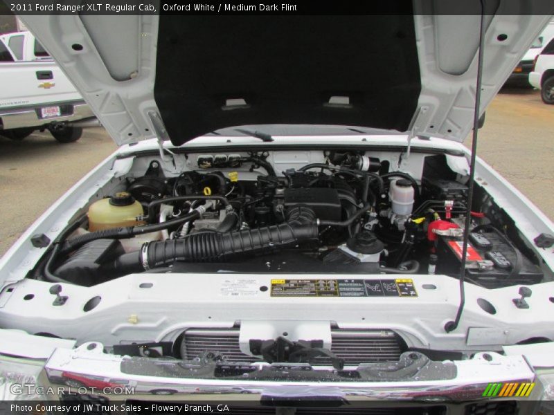 Oxford White / Medium Dark Flint 2011 Ford Ranger XLT Regular Cab