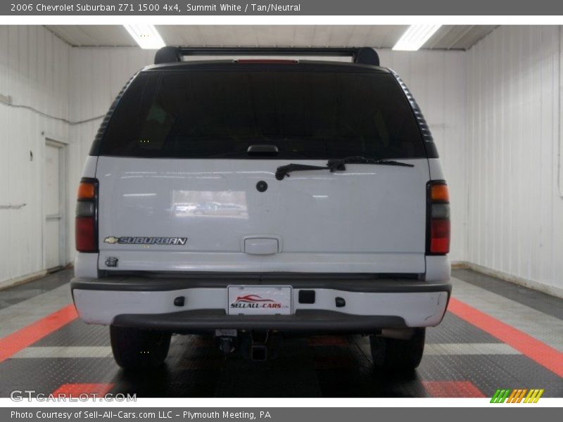 Summit White / Tan/Neutral 2006 Chevrolet Suburban Z71 1500 4x4