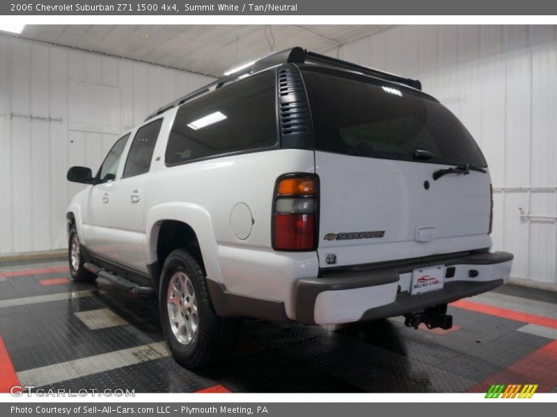 Summit White / Tan/Neutral 2006 Chevrolet Suburban Z71 1500 4x4