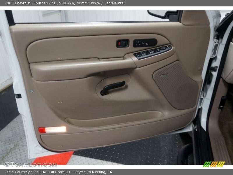 Summit White / Tan/Neutral 2006 Chevrolet Suburban Z71 1500 4x4