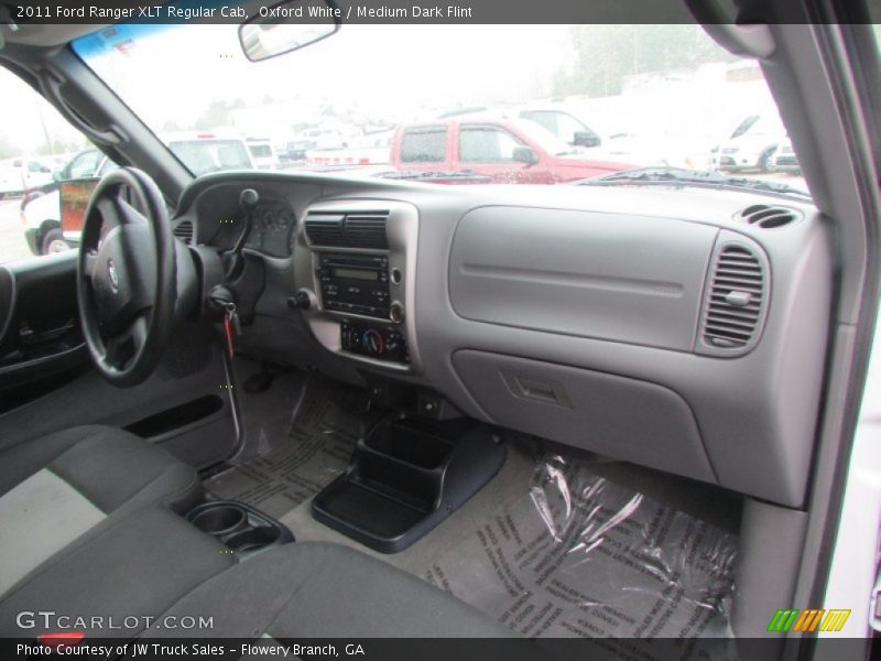 Oxford White / Medium Dark Flint 2011 Ford Ranger XLT Regular Cab
