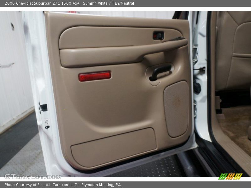 Summit White / Tan/Neutral 2006 Chevrolet Suburban Z71 1500 4x4