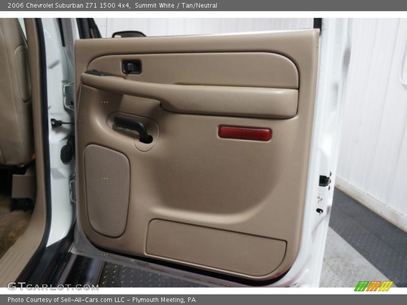 Summit White / Tan/Neutral 2006 Chevrolet Suburban Z71 1500 4x4