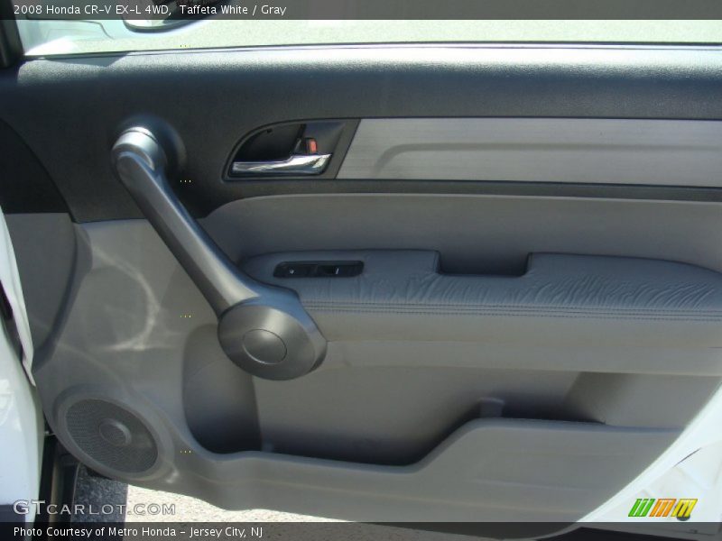 Taffeta White / Gray 2008 Honda CR-V EX-L 4WD