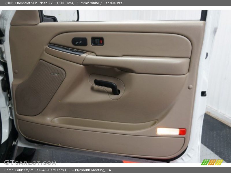 Summit White / Tan/Neutral 2006 Chevrolet Suburban Z71 1500 4x4