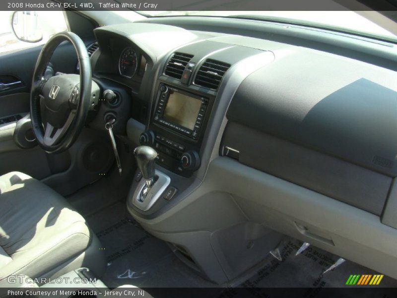 Taffeta White / Gray 2008 Honda CR-V EX-L 4WD