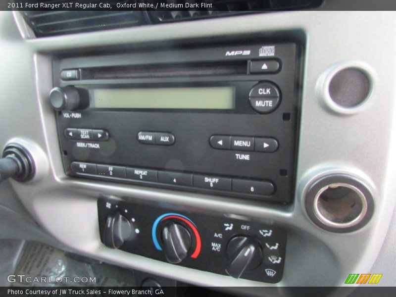 Oxford White / Medium Dark Flint 2011 Ford Ranger XLT Regular Cab