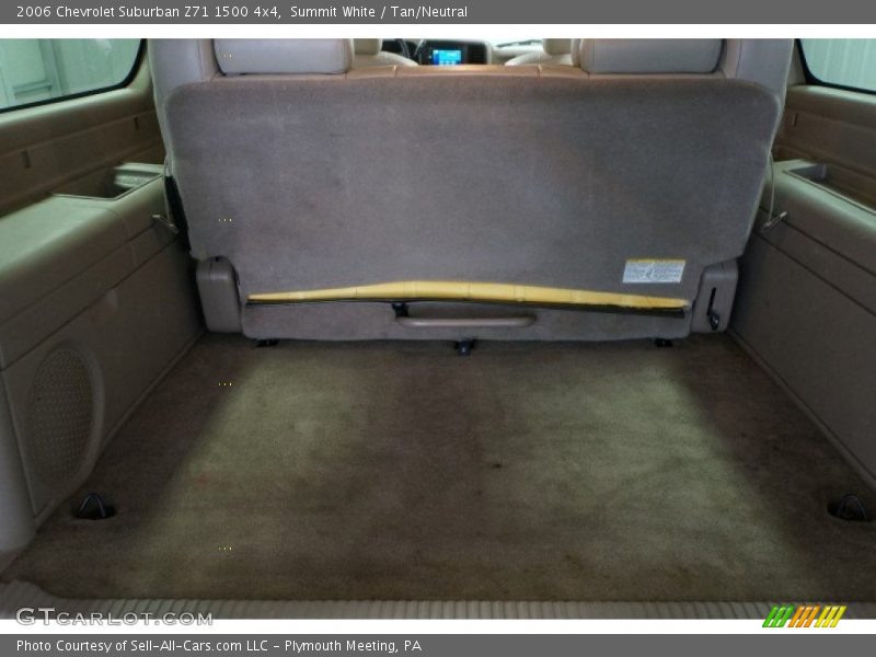 Summit White / Tan/Neutral 2006 Chevrolet Suburban Z71 1500 4x4
