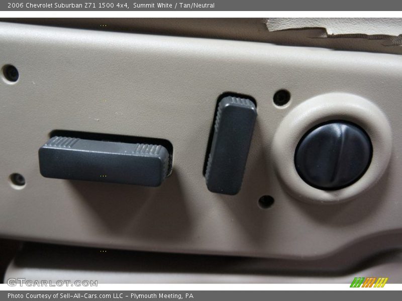 Summit White / Tan/Neutral 2006 Chevrolet Suburban Z71 1500 4x4