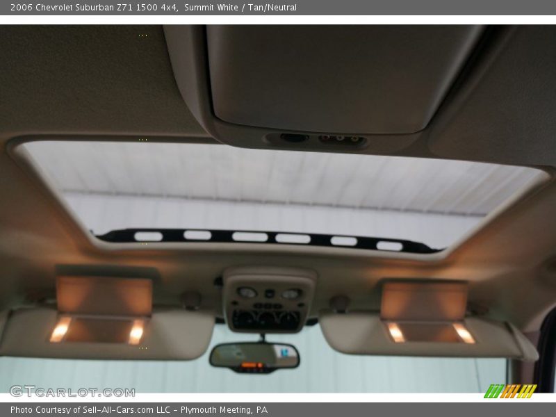 Summit White / Tan/Neutral 2006 Chevrolet Suburban Z71 1500 4x4