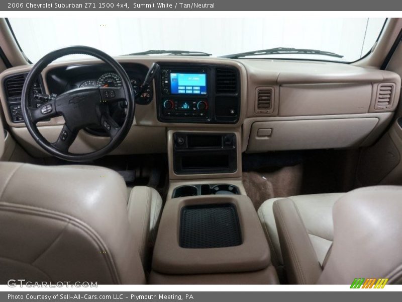 Summit White / Tan/Neutral 2006 Chevrolet Suburban Z71 1500 4x4