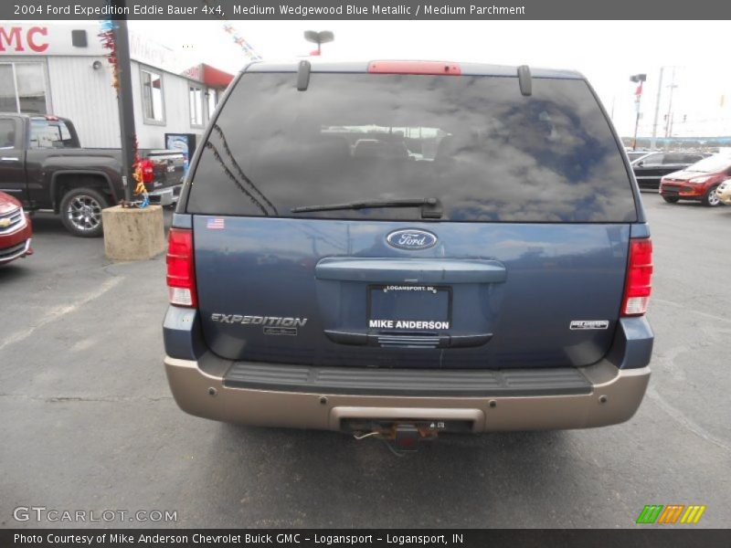 Medium Wedgewood Blue Metallic / Medium Parchment 2004 Ford Expedition Eddie Bauer 4x4