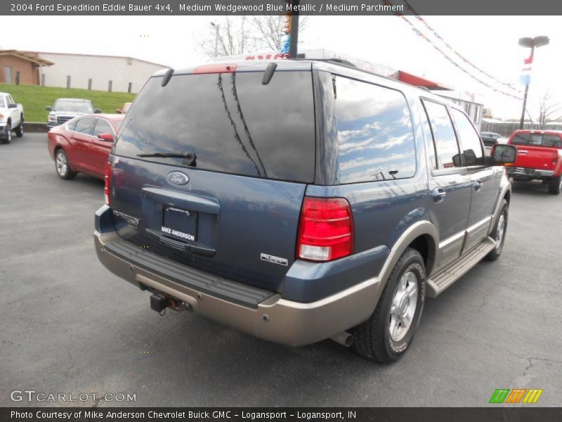 Medium Wedgewood Blue Metallic / Medium Parchment 2004 Ford Expedition Eddie Bauer 4x4