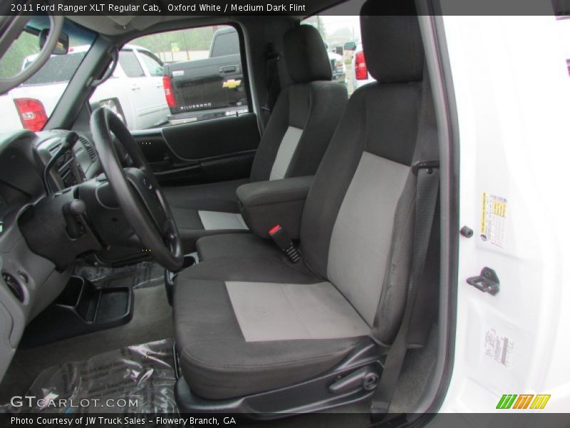 Oxford White / Medium Dark Flint 2011 Ford Ranger XLT Regular Cab