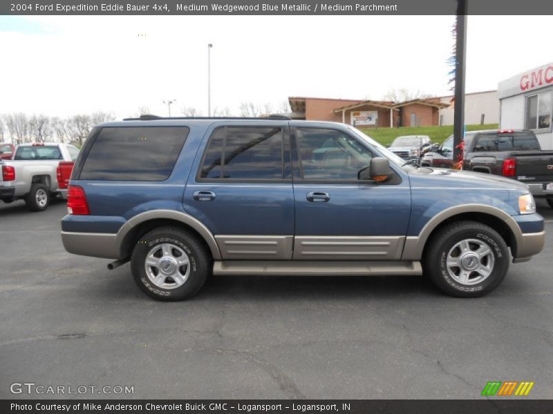 Medium Wedgewood Blue Metallic / Medium Parchment 2004 Ford Expedition Eddie Bauer 4x4