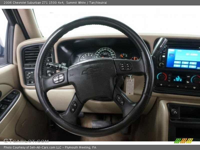 Summit White / Tan/Neutral 2006 Chevrolet Suburban Z71 1500 4x4