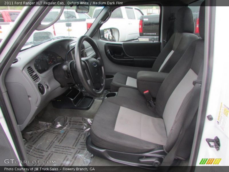 Oxford White / Medium Dark Flint 2011 Ford Ranger XLT Regular Cab