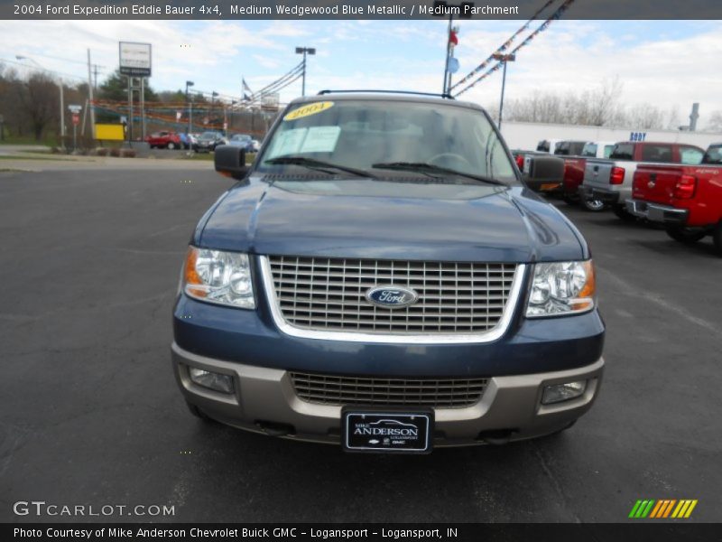 Medium Wedgewood Blue Metallic / Medium Parchment 2004 Ford Expedition Eddie Bauer 4x4