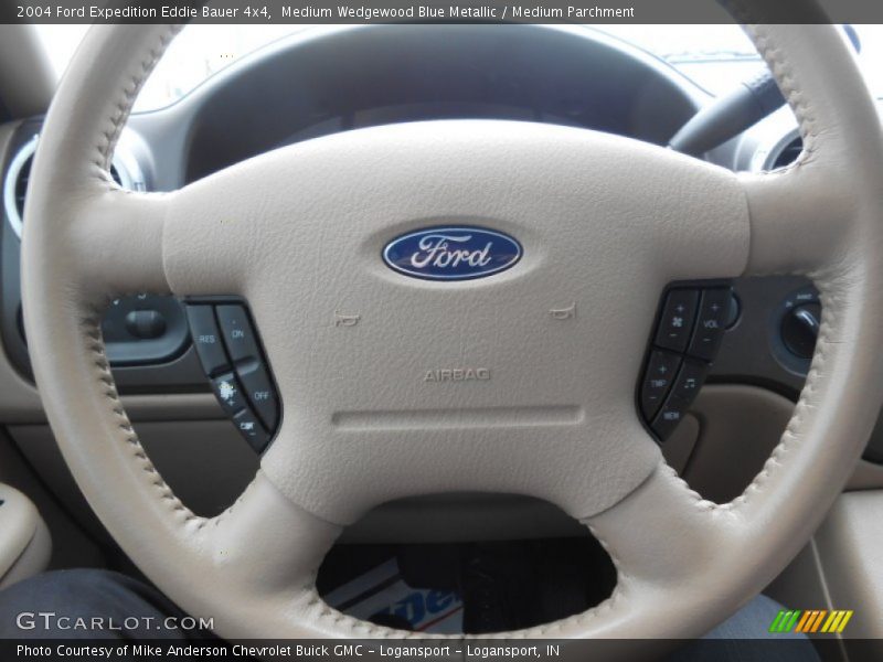 Medium Wedgewood Blue Metallic / Medium Parchment 2004 Ford Expedition Eddie Bauer 4x4