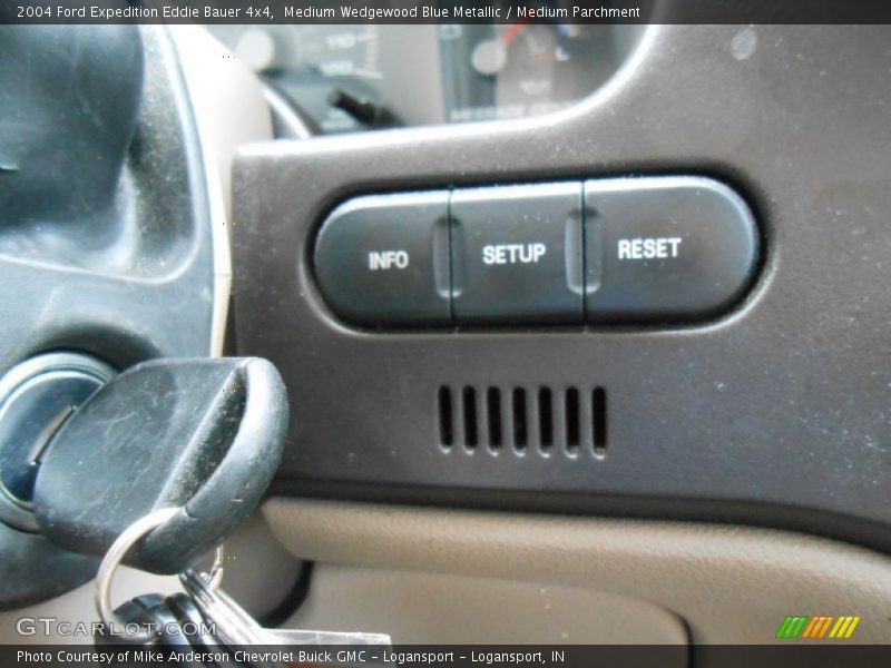 Medium Wedgewood Blue Metallic / Medium Parchment 2004 Ford Expedition Eddie Bauer 4x4