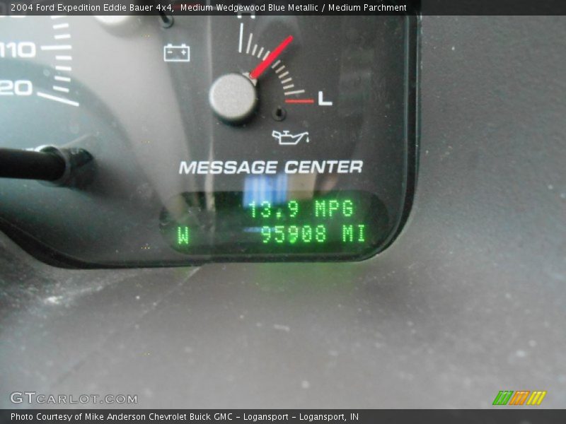 Medium Wedgewood Blue Metallic / Medium Parchment 2004 Ford Expedition Eddie Bauer 4x4