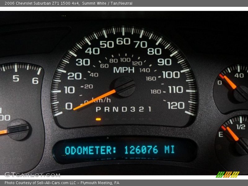 Summit White / Tan/Neutral 2006 Chevrolet Suburban Z71 1500 4x4