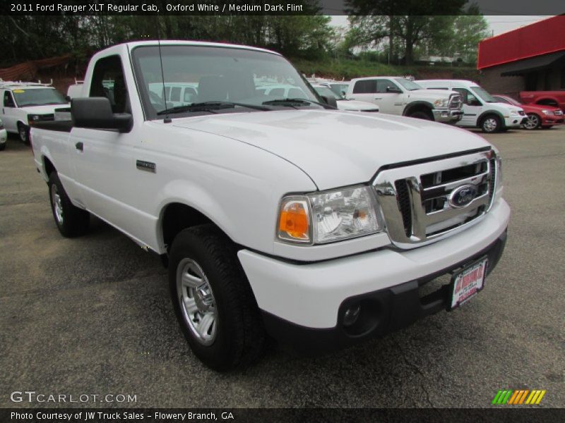 Oxford White / Medium Dark Flint 2011 Ford Ranger XLT Regular Cab