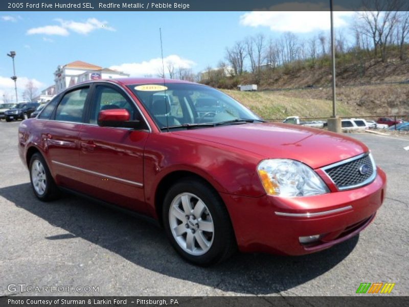 Redfire Metallic / Pebble Beige 2005 Ford Five Hundred SEL