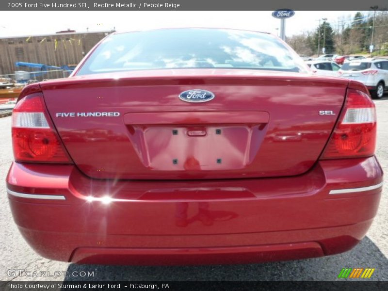Redfire Metallic / Pebble Beige 2005 Ford Five Hundred SEL