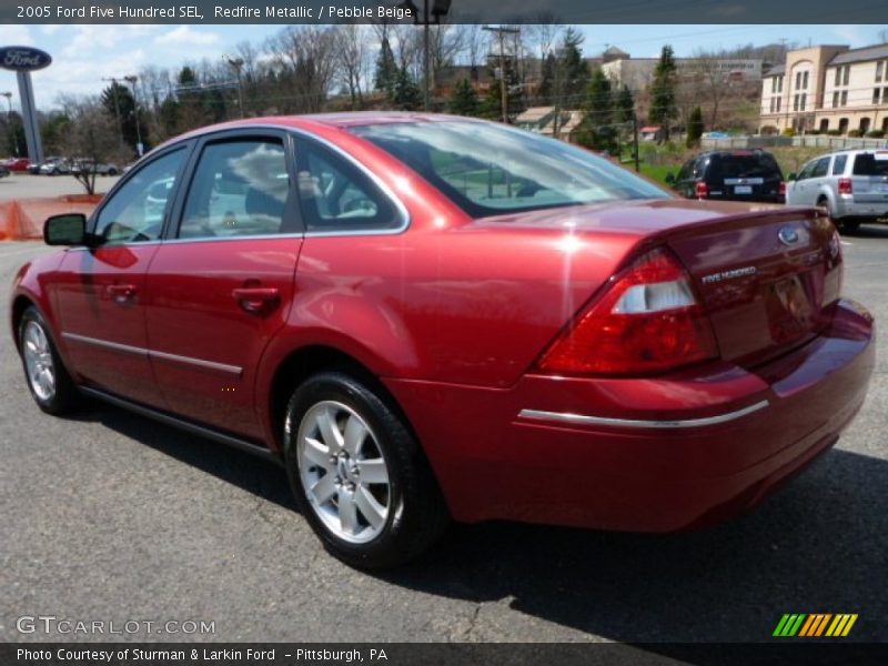 Redfire Metallic / Pebble Beige 2005 Ford Five Hundred SEL