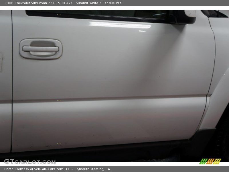 Summit White / Tan/Neutral 2006 Chevrolet Suburban Z71 1500 4x4