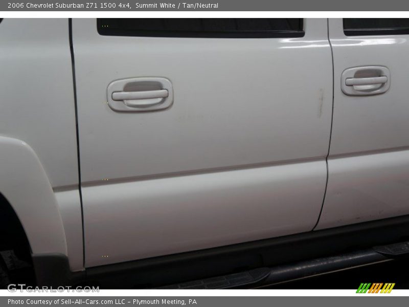 Summit White / Tan/Neutral 2006 Chevrolet Suburban Z71 1500 4x4