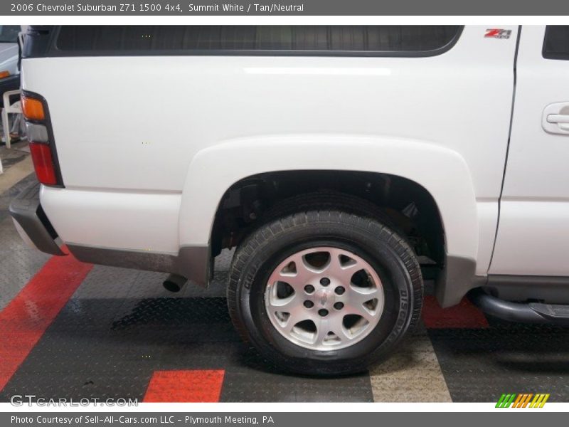 Summit White / Tan/Neutral 2006 Chevrolet Suburban Z71 1500 4x4