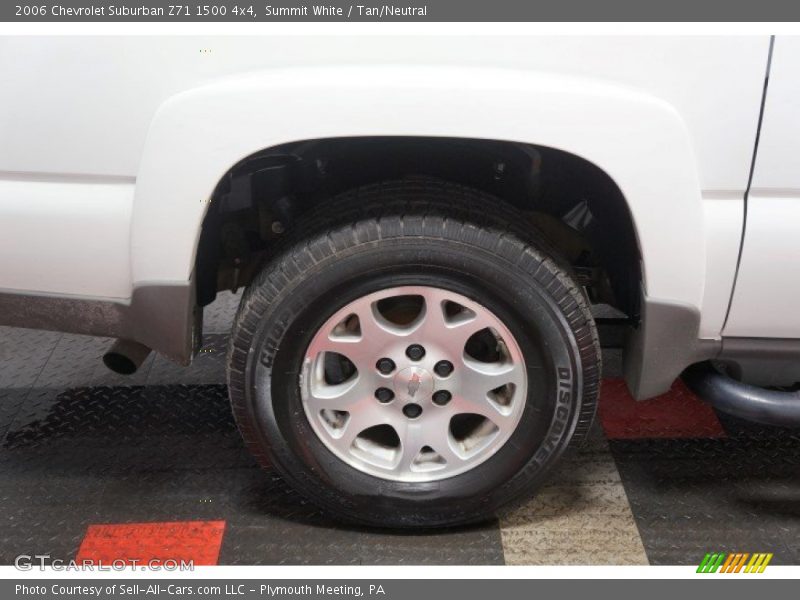 Summit White / Tan/Neutral 2006 Chevrolet Suburban Z71 1500 4x4